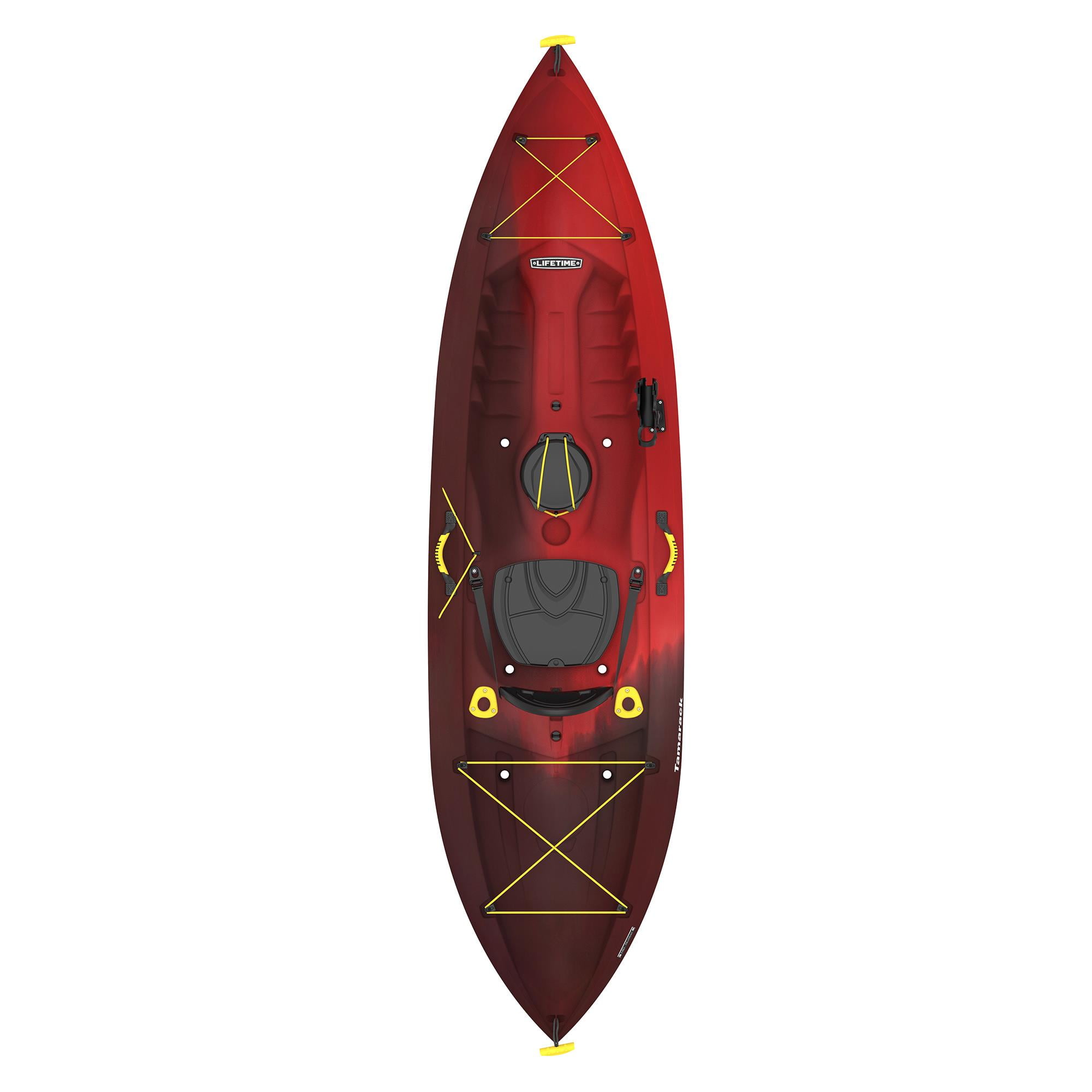 (3 pack) Lifetime Kokanee 10.5 ft Tandem Sit-On-Top Kayak, Volcano Fusion (91339)