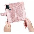 thumbnail image 5 of Compatible with Motorola Moto G Stylus 5G Wallet Case Leather with Card Holder and Stand for Women Flip Case Embossed Butterfly Shockproof Case for Moto G Stylus 5G SD Butterfly Rose Glod, 5 of 14