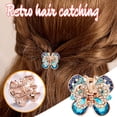thumbnail image 1 of LLQkigsxse Pinces à Cheveux Tortue Barrettes Rares Strass Pince Nœud Cheveux pour Fille Femmes, 1 of 3