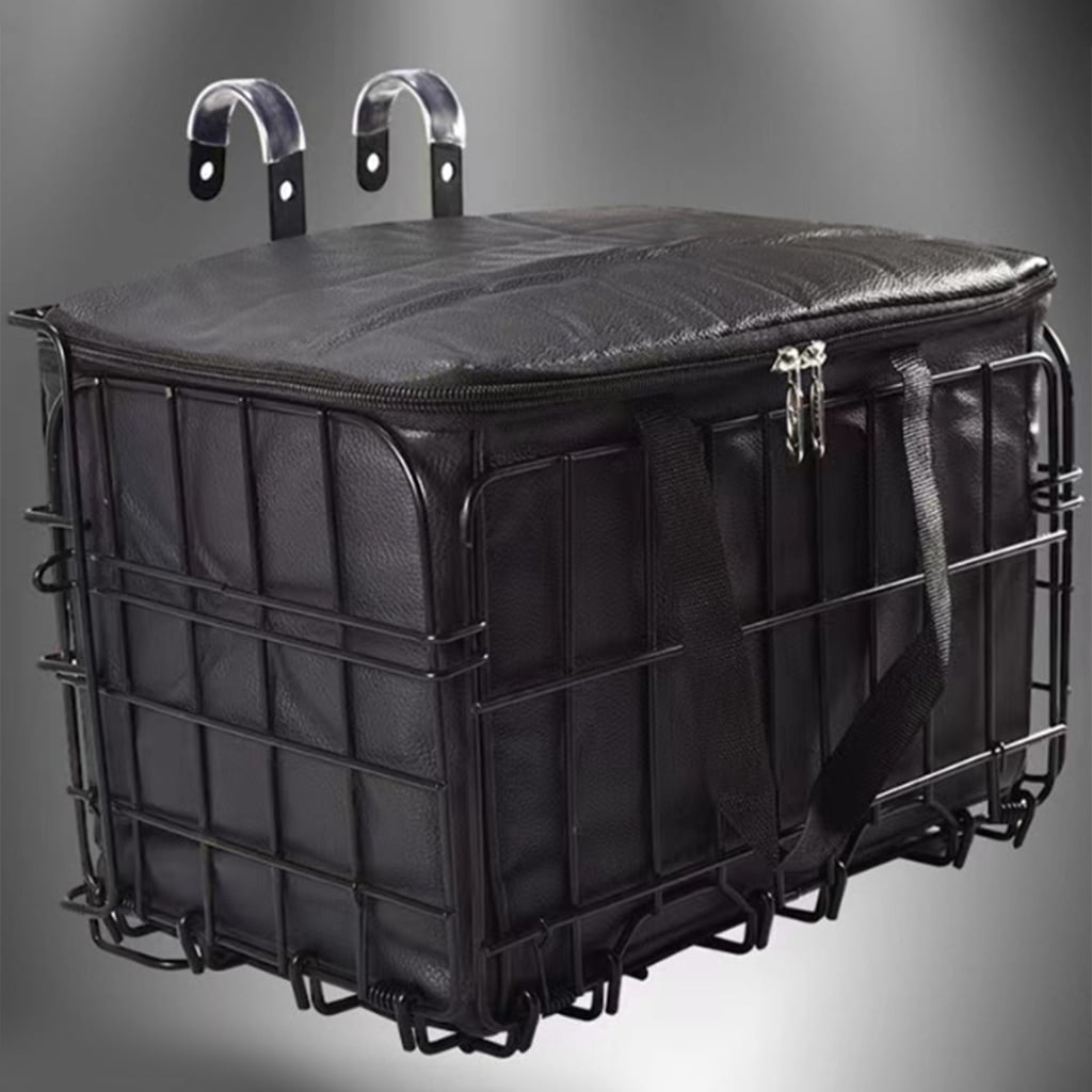 Oasiva Mountain Bike Folding Storage Basket Front And Rear Hanging Side Trailer Basket Detachable Simple Bike Basket Enduring