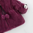 thumbnail image 3 of Hicidod Fleece Jacket Girls Autumn Winter Cute Hooded Furry Faux Fur Coat Warm Fashion Windproof Snowsuit Outwear, 3 of 6