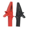 thumbnail image 4 of 2pcs  Gator Clips，Fitting Of DSO3064 HT18A Large  Gator Clips Red + Black With A 4 Mm Socket For Oscilloscope, 4 of 8