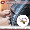 thumbnail image 3 of 1 Juego de Cableado del Zócalo de Luz del Faro para Citroën No.1400209 Conector de Pigtail con Conector Pre-Cableado y Tubo Termocontraíble, 3 of 7