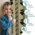 thumbnail image 3 of Blackout Kids Curtains,Paw Prints and Bones Childrens Insulated Curtains Set Of 2,Bedroom Essentials,Toddler Room Decor 42x54in(106x137cm), 3 of 4