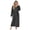 Gray, variant on Robes for Women, PUTUO Hooded Womens Robes, Plush Soft Fluffy Long Robe, Comfy Spa Nightgown Housecoat with Side Pocket, Winter Warm Sleepwear Gift for Women
