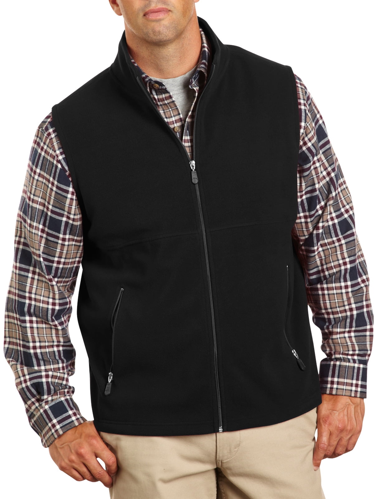 big and tall fleece vest