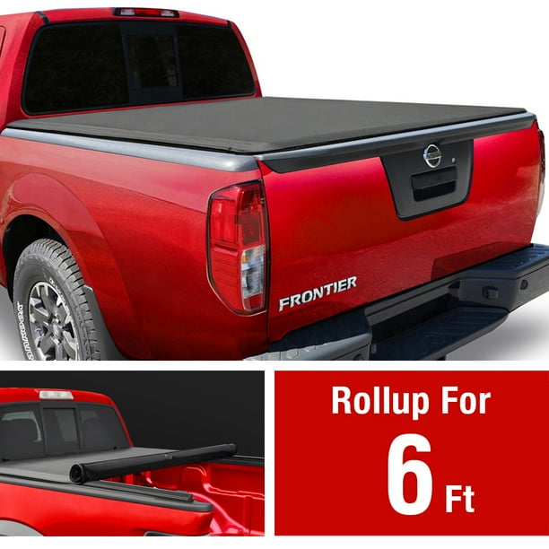 Soft Roll Up Truck Bed Tonneau Cover for 2005-2019 Nissan ...