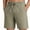Khaki, variant on HISDERN Men's Casual Shorts 7 Inch Inseam Drawstring Elastic Waist Athletic Shorts with Pockets Black