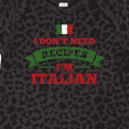 thumbnail image 4 of Inktastic No Recipes I'm Italian Boys or Girls Baby Bodysuit, 4 of 5