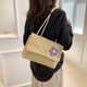 thumbnail image 1 of Bolsas De Hombro Bolso cruzado para mujer, bolsos de hombro tejidos informales, bolsos de paja de verano (caqui) Tmvgtek Para Estrenar, 1 of 6