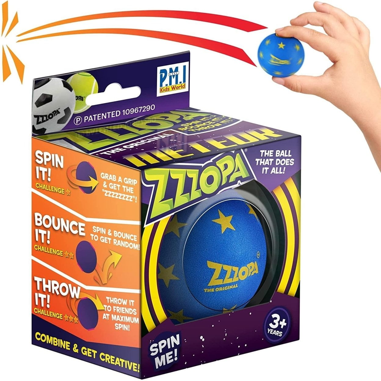 ZZZOPA SlamDunk Fidget Stress Mini Basketball Toy - Tiny ZZZOPA SlamDunk Fidget Stress Mini Basketball Toy - Tiny