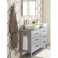 thumbnail image 3 of Amerock Esquire Brushed Nickel/Oil-Rubbed Bronze Closed Towel Ring, 3 of 8