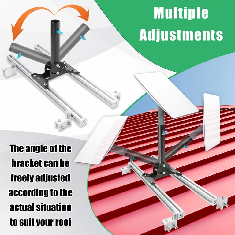 Starlink Adjustable Mounting Kit for Standing Seam Metal Roof