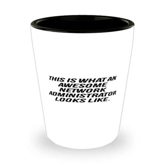 Cheap Network administrator, This is What an Awesome Network Administrator Looks Like, Holiday Shot Glass For Network administrator
