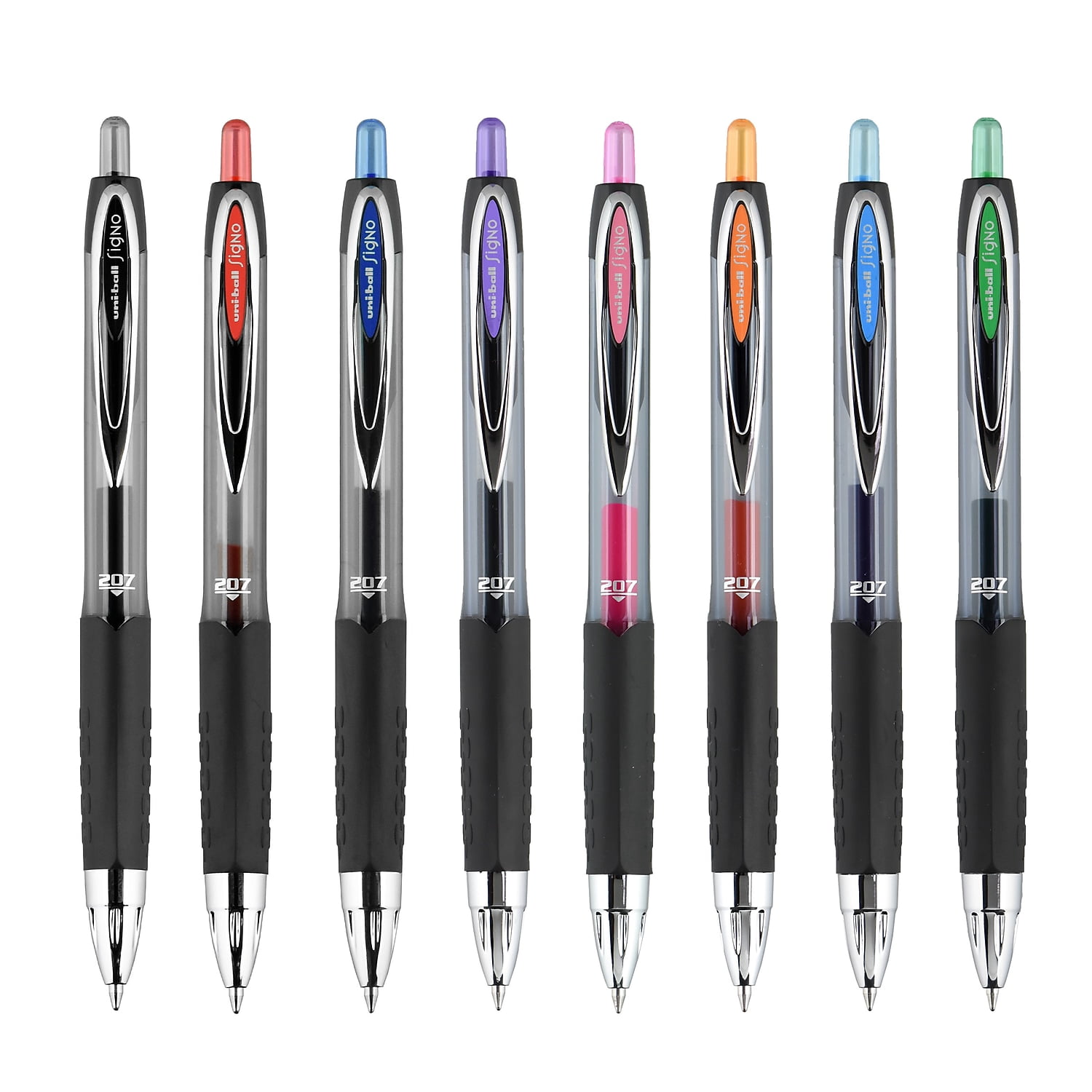 Uni-Ball, SAN70221, Signo 207 Retractable Gel Pens, 12 / Dozen