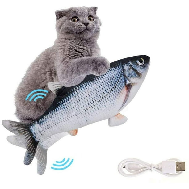 Flippity Fish Cat Toy,Electric Floppy Fish Cat Toy,Moving ...