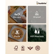 Katbite Pop-Up Parchment Paper Sheets, Heavy Duty Non-Stick Pre-Cut Parchment Paper Sheets,10x15 Inches, 135 Count