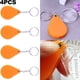 thumbnail image 4 of 10X Lente Vidrio Portátil Plástico Con Tapa Llavero () Naranja, 4 of 6