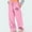 *Pink, variant on Women's Star Print Sweatpants,Elastic Waist With Drawstring , Baggy Wide Leg Sweatpants with Pockets Dark Gray,Womens Plus L