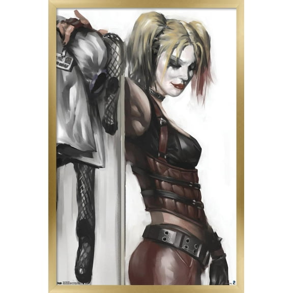 DC Comics - Harley Quinn Wall Poster, 14.725" x 22.375", Framed