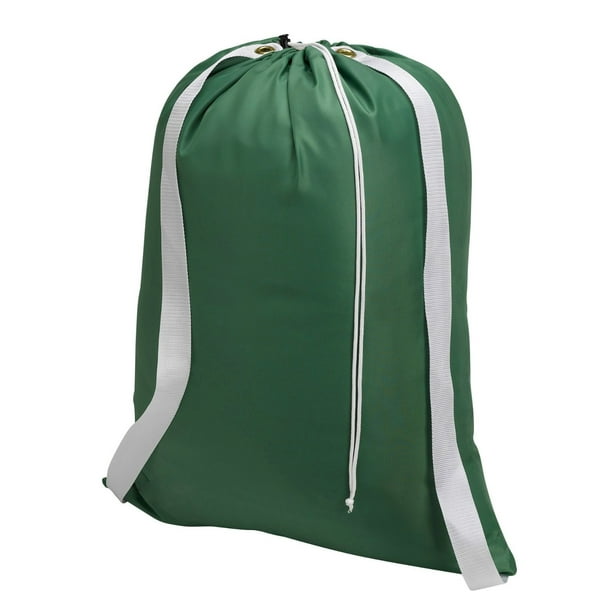 Handy Laundry Backpack Laundry Bag 22" X 28" Green