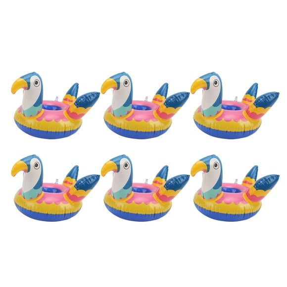 Portavasos inflable de 10 piezas BuyWeekMX PVC