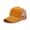 Orange, variant on Checkered Trucker Mesh Baseball Cap with Front Cord, Retro American Style Casual Outdoor Hat, Breathable Sun Protection for Men & Women (One Size Fits Most)