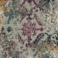 thumbnail image 4 of SAFAVIEH Madison Ognen Overdyed Geometric Area Rug, Light Grey/Fuchsia, 6' x 9', 4 of 7