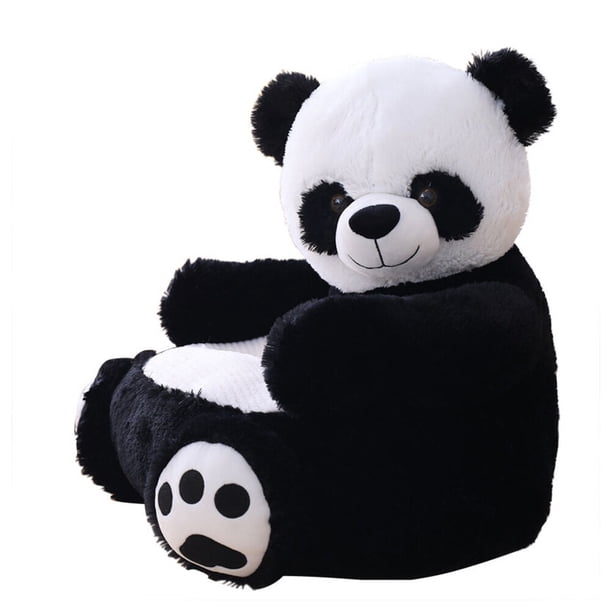 1 adorable asiento de bebé con forma de panda para niños, cómodo sofá para el hogar, sofá informal.