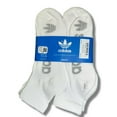 thumbnail image 2 of ADIDAS SOCKS MEN'S - QUARTER CUT 253 - WHITE SOLID LOGO 4- LARGE (6-12) - PACK 6, 2 of 2