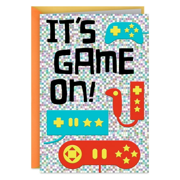 Hallmark Birthday Card for Kids (Game On)