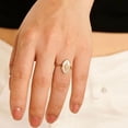 DESIGNICE Simple Wave Lace Ring Women'S Personalized Vintage Court ...