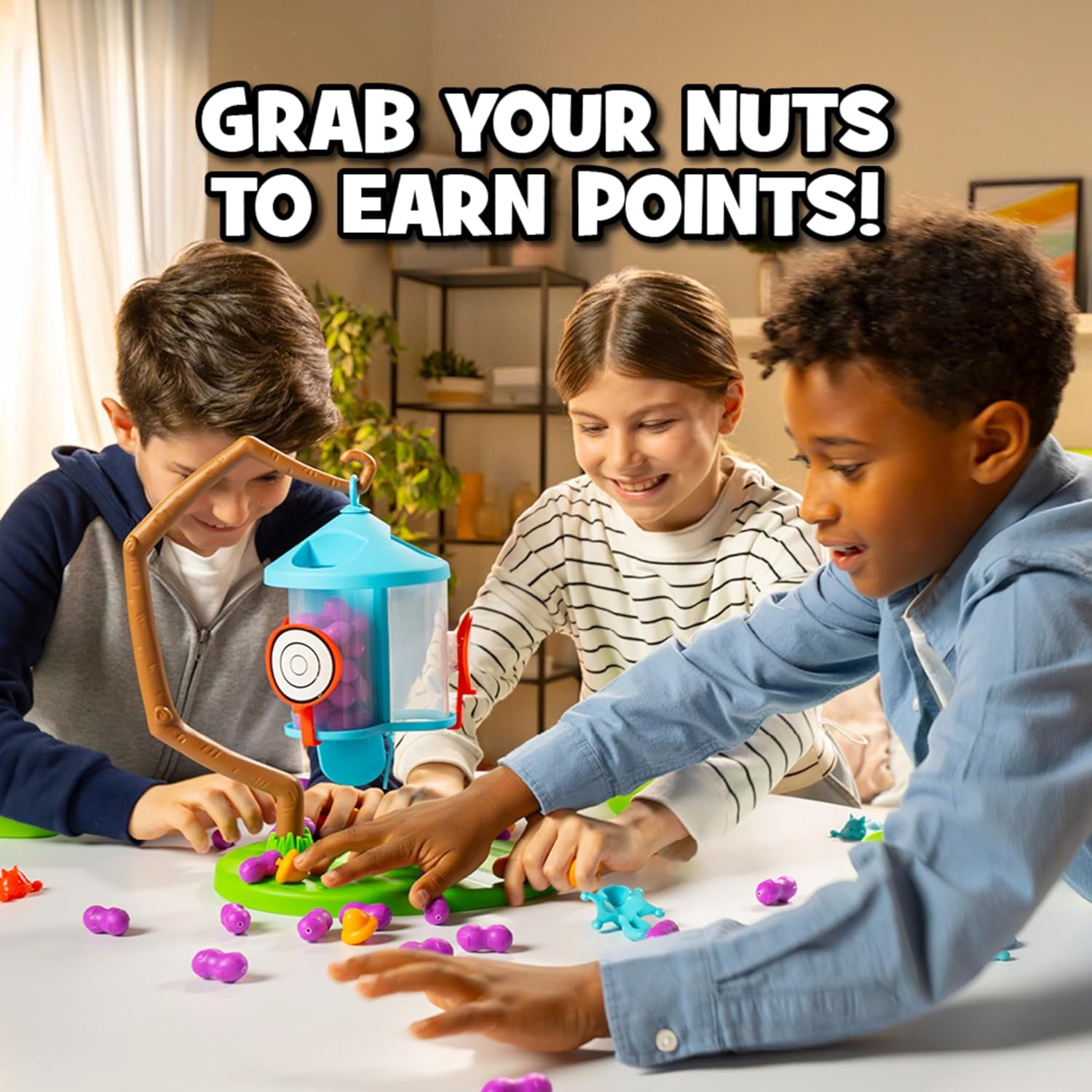 Flying Squirrels - Feeder Frenzy Board Game, Children Ages 6+