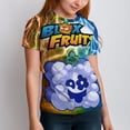 thumbnail image 4 of Kids Blox Fruit T-Shirts, Youth SmokeFruit T-Shirts, Casual Crew Neck Shirts for Boys Girls, Fashion 3D Print Short Sleeve Tee, 4 of 9