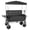 Black, variant on BOFANG All-Terrain Folding Wagon Cart 3-in-1 with Bench, Canopy, and Table, 500lbs Heavy Duty for Garden, Fishing,Blue