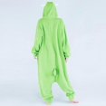 thumbnail image 2 of (M)Women's Fancy Adult One-Piece Pyjamas with Hat Cos Outfit Cute Mike Sully Pyjamas Cartoon Monster One-Piece Pyjamas Home Clothes, 2 of 3