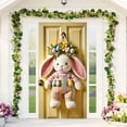 thumbnail image 4 of YWIYIUD 1PC Happy Easter Door Cover Easter Decorations, 71x35 Inch Easter Rabbit Eggs Door Banner Welcome Easter Banner Spring Theme Rabbit Door for Front Door Wall Indoor Outdoor Home Decor, 4 of 7