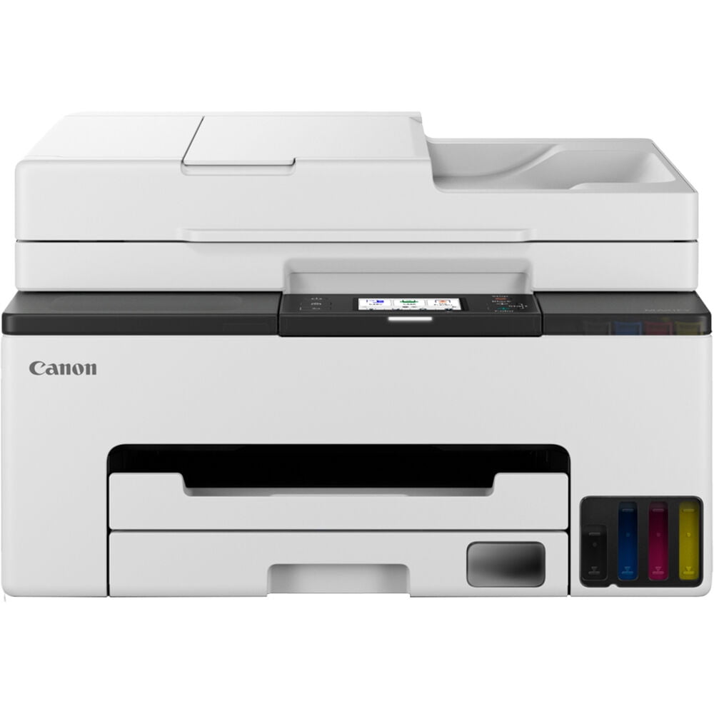 Canon MAXIFY GX2020 MegaTank Wireless All-in-One Printer Bundle Print Scan Copy Fax with Cleaning Kit, Ethernet Cable (International Model)