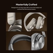 Noise Master Buds Max, SoundbyBose Wireless Over-Ear Headphones with Segment Leading Adaptive ANC, Dynamic EQ, LHDC 5.0, Immersive Spatial Audio,Upto 60H Playtime, App Support (Onyx)