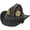 Black2, variant on vlrwzc Steampunk Mini Top Hat Hair Clip Gothic Denim Fascinator for Halloween