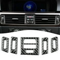thumbnail image 2 of 5Pcs Carbon Fiber Central AC Vent Outlet Cover Trim For E90/92/93 2005-2012, 2 of 7