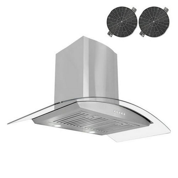 Cosmo 36'' 760 CFM Ductless Wall Mount Range Hood