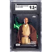 Collectible Graded 2024 Topps Chrome Star Wars Mace Windu #138 SGC 9.5