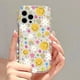 thumbnail image 2 of Funda de teléfono de flores para Samsung A54 5g, A52, A34, A24, A53, A23, A14, A32, A55, A15, A05S, S24 Plus, S22, S23 Ultra, S21, S20 FE, cubierta de sonrisa, 2 of 5