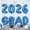 Blue - 2026, variant on Silver 2026 GRAD Foil Balloons, 16 Inch Metallic Silver Grad Congrats Balloons Banner for Graduation Decorations 2026, College High School Class of 2026 Graduate Congratulations Party Decor Supplies