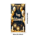 thumbnail image 3 of Decorative Balloons Happy Retirement Gold Accents Festive Design Banner for Retirement Party Indoor Celebration Event Decoration, 3 of 9