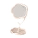 thumbnail image 5 of Espejo de maquillaje para escritorio, espejo de tocador pequeño con almacenamiento, espejo de escritorio flexible giratorio de 360 degree, espejo de mesa, 5 of 8