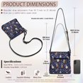 thumbnail image 7 of HELLHERO Smooth Zipper Sling Bag for Daily Outdoor Activities, Stylish Water-Resistant Ladies Crossbody Shoulder Bag, Halloween Capybara Pattern, 7 of 7