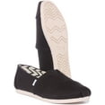 thumbnail image 5 of TOMS CLASSIC ALPARGATA CANVAS SHOES BLACK / SIZE 10, 5 of 6