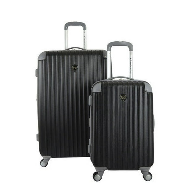 Travelers Club Luggage Chicago 2 Piece Hardside Expandable Spinner